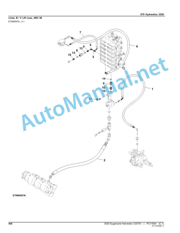 John Deere 3520 Sugarcane Harvester Parts Catalog PC11504 Apr-13 3 John Deere 3520 Sugarcane Harvester Parts Catalog PC11504 Apr-13 - Image 3