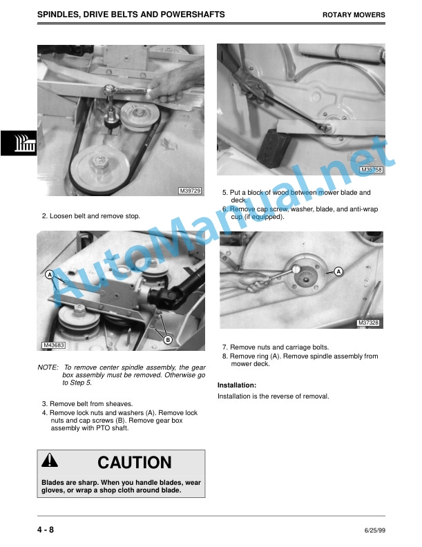 John Deere 4000 Series Compact Utility Tractor Attachments Technical Manual TM1763 Jul99 3 John Deere 4000 Series Compact Utility Tractor Attachments Technical Manual TM1763 Jul99 - Image 3