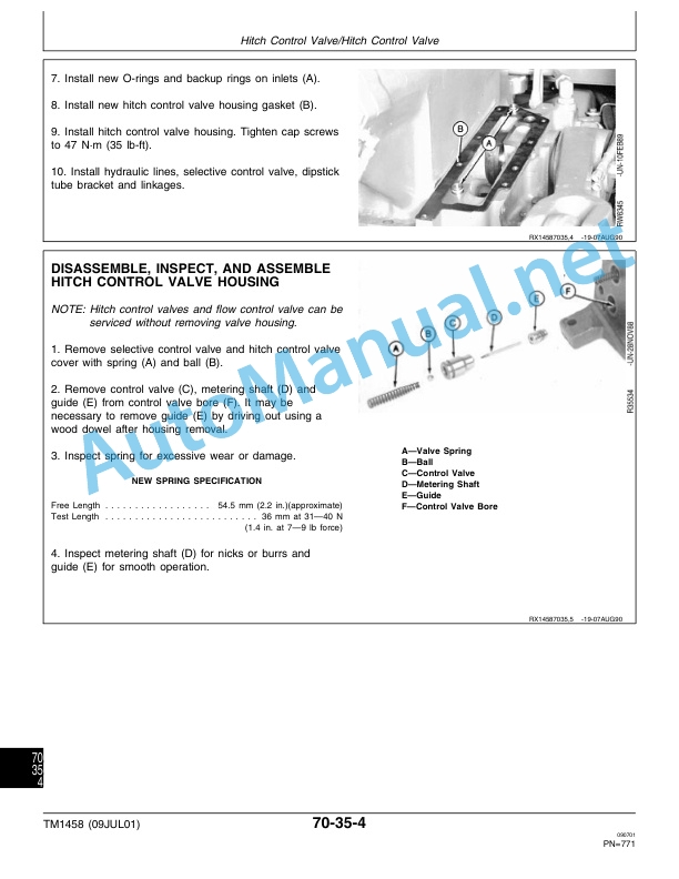 John Deere 4055, 4255, and 4455 Tractors Technical Manual TM1458 09JUL01 5 John Deere 4055, 4255, and 4455 Tractors Technical Manual TM1458 09JUL01-5