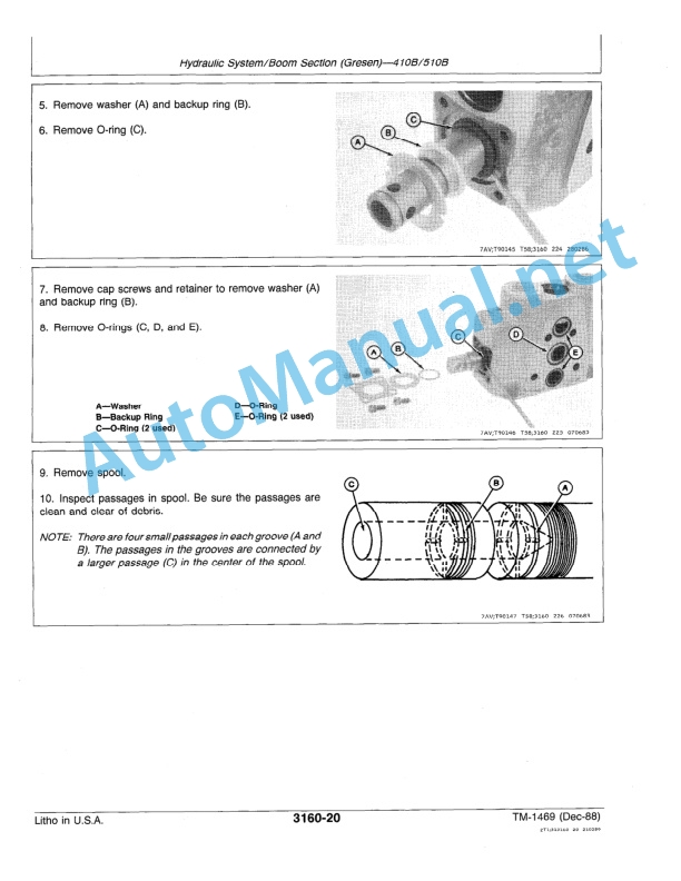 John Deere 410B, 410C, 510B, 510C Backhoe Loaders Technical Manual TM-1469 Dec-88 5 John Deere 410B, 410C, 510B, 510C Backhoe Loaders Technical Manual TM-1469 Dec-88-5