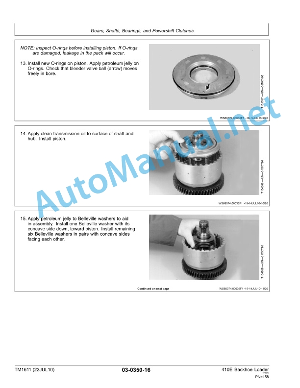 John Deere 410E Backhoe Loader Repair Technical Manual TM1611 22 July 2010 2 John Deere 410E Backhoe Loader Repair Technical Manual TM1611 22 July 2010-2