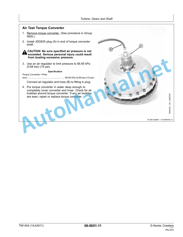 John Deere 450G, 455G, 550G, 555G, 650G Crawler Technical Manual TM1404 14 June 2011 4 John Deere 450G, 455G, 550G, 555G, 650G Crawler Technical Manual TM1404 14 June 2011 - Image 4