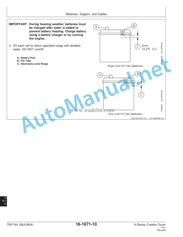 John Deere 450H, 550H, 650H Crawler Dozer Repair Technical Manual TM1744 08 Jun 2004 4 John Deere 450H, 550H, 650H Crawler Dozer Repair Technical Manual TM1744 08 Jun 2004 - Image 4