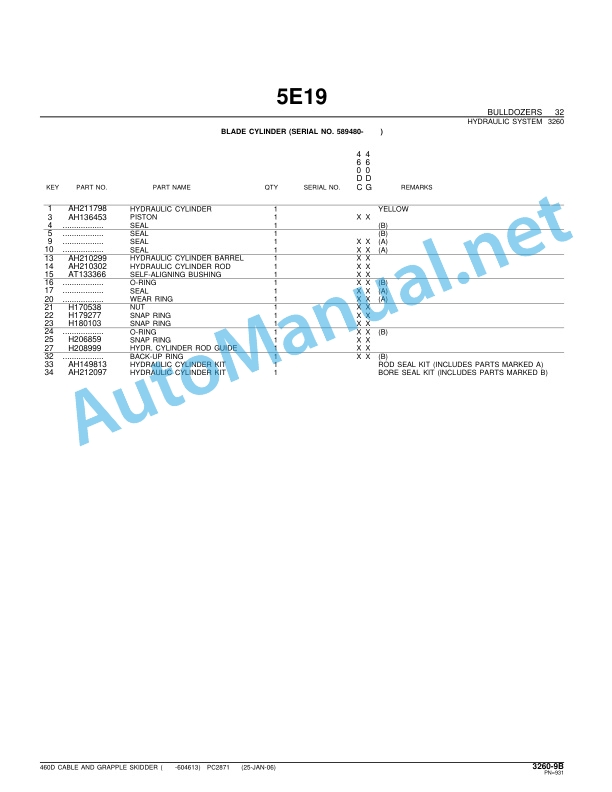 John Deere 460D Cable and Grapple Skidder Parts Catalog PC2871 19-MAR-03 5 John Deere 460D Cable and Grapple Skidder Parts Catalog PC2871 19-MAR-03 - Image 5