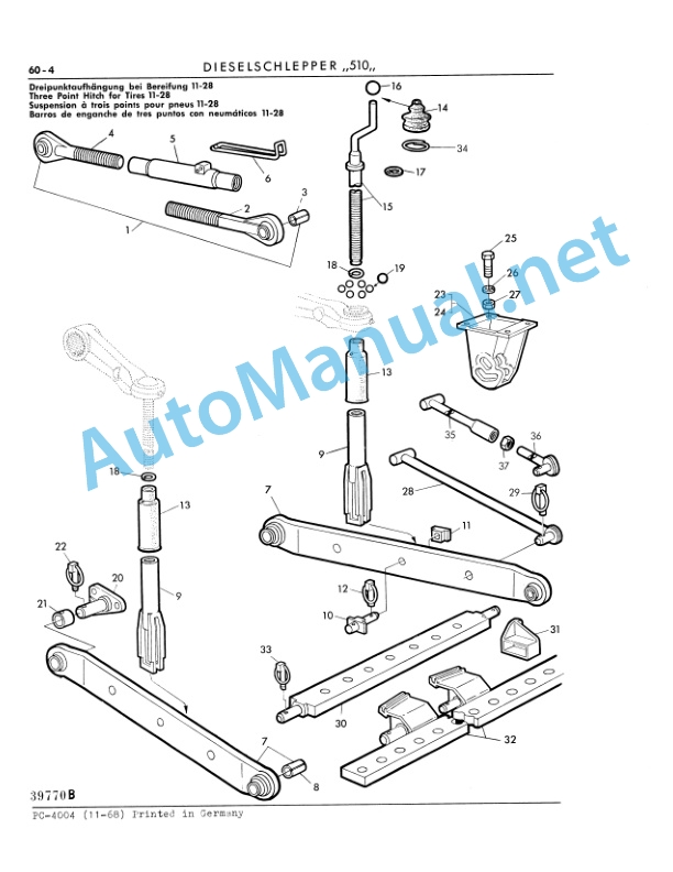 John Deere 510 Tractor Parts Catalog PC4004 4 John Deere 510 Tractor Parts Catalog PC4004 - Image 4