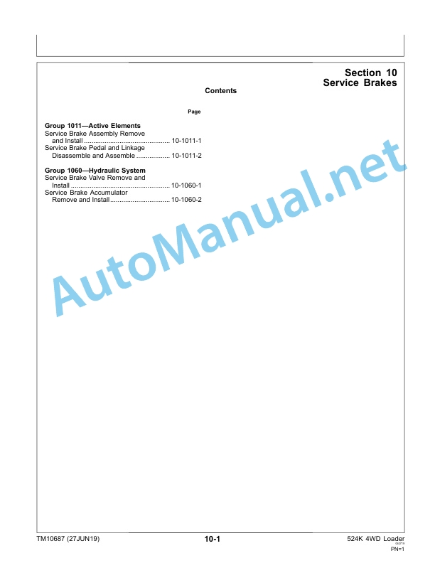 John Deere 524K 4WD Loader Engine 6068HDW74 (T3) Technical Manual TM10687 27JUN19 4 John Deere 524K 4WD Loader Engine 6068HDW74 (T3) Technical Manual TM10687 27JUN19 - Image 4
