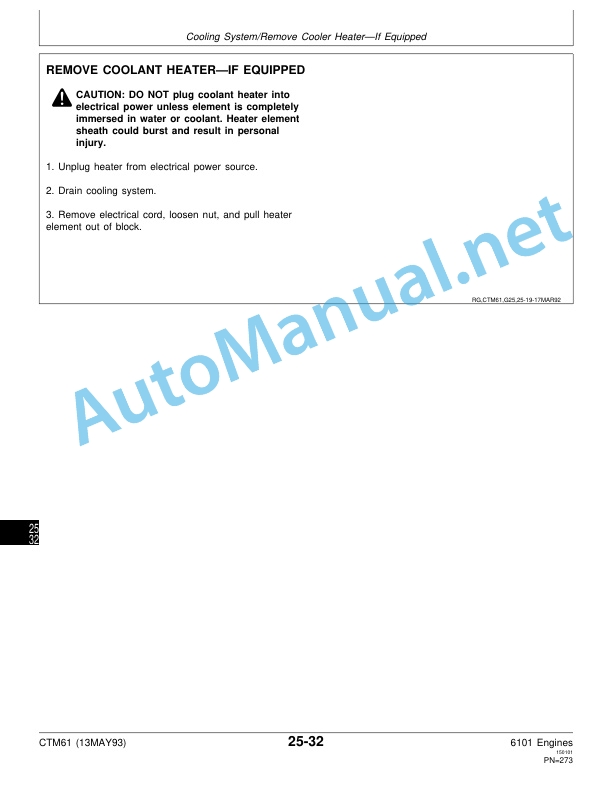 John Deere 6101 Engines Component Technical Manual CTM61 (13MAY93) 4 John Deere 6101 Engines Component Technical Manual CTM61 (13MAY93) - Image 4