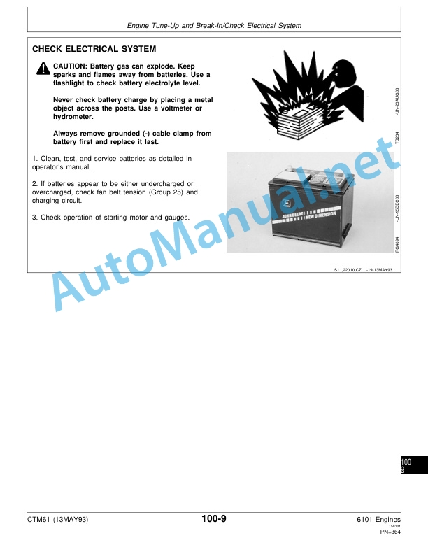 John Deere 6101 Engines Component Technical Manual CTM61 (13MAY93) 5 John Deere 6101 Engines Component Technical Manual CTM61 (13MAY93) - Image 5