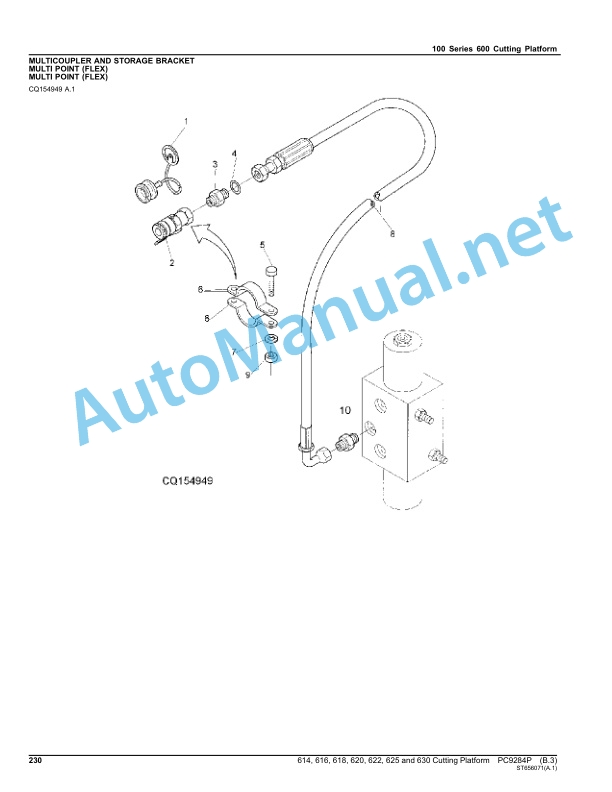 John Deere 614, 616, 618, 620, 622, 625 and 630 Cutting Platform Parts Catalog PC9284P May 2012 Portuguese 5 John Deere 614, 616, 618, 620, 622, 625 and 630 Cutting Platform Parts Catalog PC9284P May 2012 Portuguese - Image 5