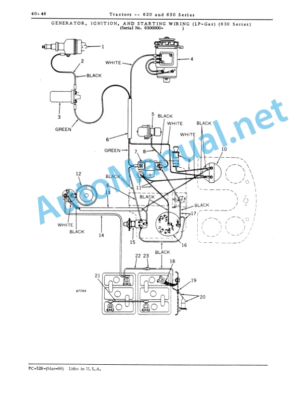 John Deere 620 and 630 Series Tractors Parts Catalog PC528 3 John Deere 620 and 630 Series Tractors Parts Catalog PC528 - Image 3
