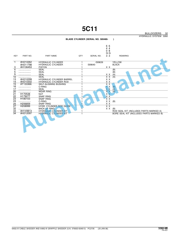 John Deere 640G-III CABLE SKIDDER AND 648G-III GRAPPLE SKIDDER Parts Catalog PC2735 21-AUG-03 5 John Deere 640G-III CABLE SKIDDER AND 648G-III GRAPPLE SKIDDER Parts Catalog PC2735 21-AUG-03 - Image 5