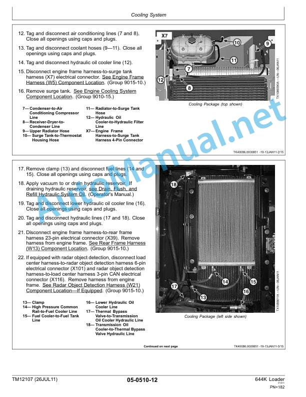 John Deere 644K 4WD Loader Engine 6090HDW13 Technical Manual TM12107 26-JUL-11 3 John Deere 644K 4WD Loader Engine 6090HDW13 Technical Manual TM12107 26-JUL-11 - Image 3