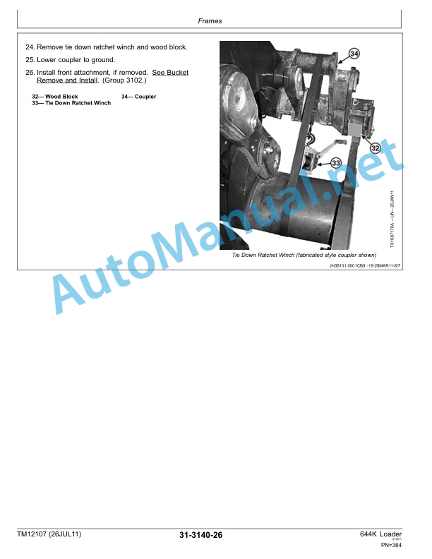 John Deere 644K 4WD Loader Engine 6090HDW13 Technical Manual TM12107 26-JUL-11 5 John Deere 644K 4WD Loader Engine 6090HDW13 Technical Manual TM12107 26-JUL-11 - Image 5