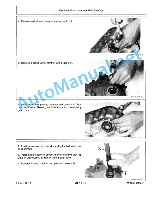 John Deere 650 and 750 Tractors Technical Manual TM1242 01SEP84 2 John Deere 650 and 750 Tractors Technical Manual TM1242 01SEP84 - Image 2