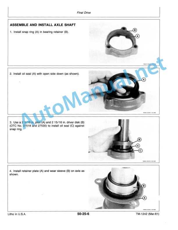 John Deere 650 and 750 Tractors Technical Manual TM1242 01SEP84 3 John Deere 650 and 750 Tractors Technical Manual TM1242 01SEP84 - Image 3