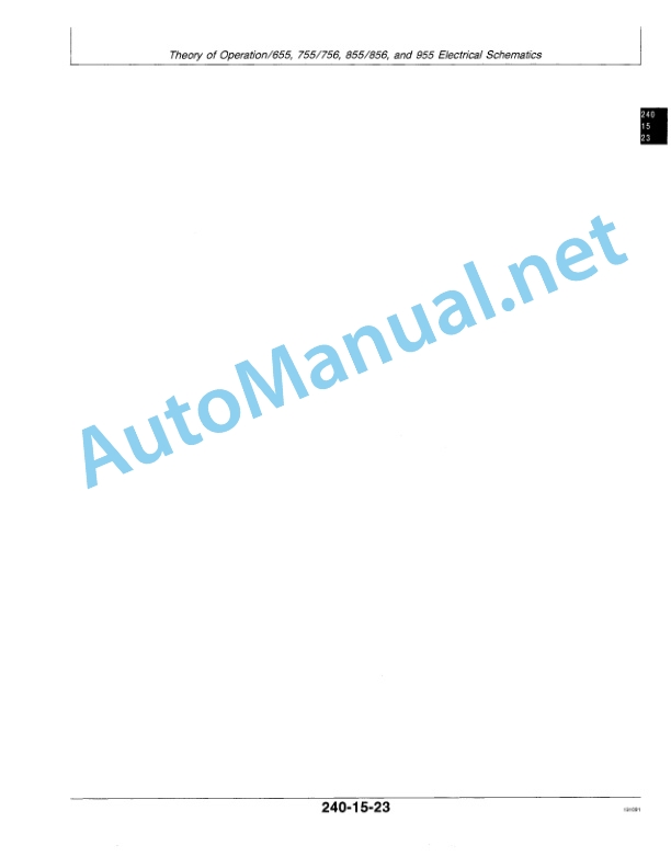 John Deere 655, 755, 855, 955, 756 and 856 Compact Utility Tractors Technical Manual TM1360 01JUN96 5 John Deere 655, 755, 855, 955, 756 and 856 Compact Utility Tractors Technical Manual TM1360 01JUN96-5