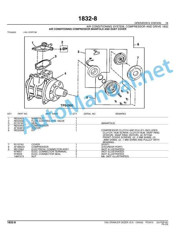 John Deere 700J Crawler Dozer Parts Catalog PC9473 April 2007 5 John Deere 700J Crawler Dozer Parts Catalog PC9473 April 2007 - Image 5