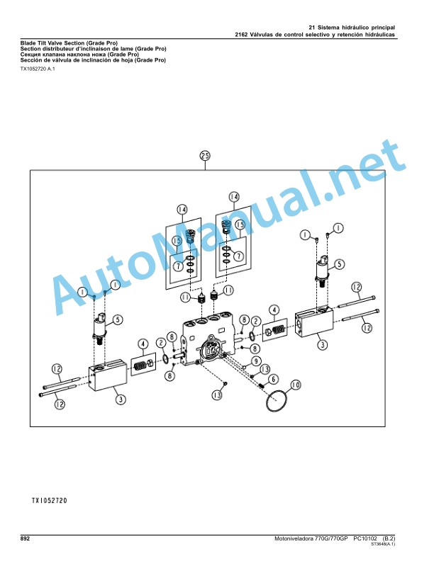 John Deere 770G 770GP Motor Grader Parts Catalog PC10102 Apr-10 (April 2010) Spanish (Spanish) 5 John Deere 770G 770GP Motor Grader Parts Catalog PC10102 Apr-10 (April 2010) Spanish (Spanish) - Image 5