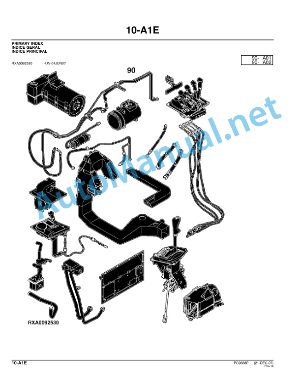 John Deere 7715, 7815 Tractors Parts Catalog PC9668P 20-AUG-08 Portuguese 3 John Deere 7715, 7815 Tractors Parts Catalog PC9668P 20-AUG-08 Portuguese - Image 3