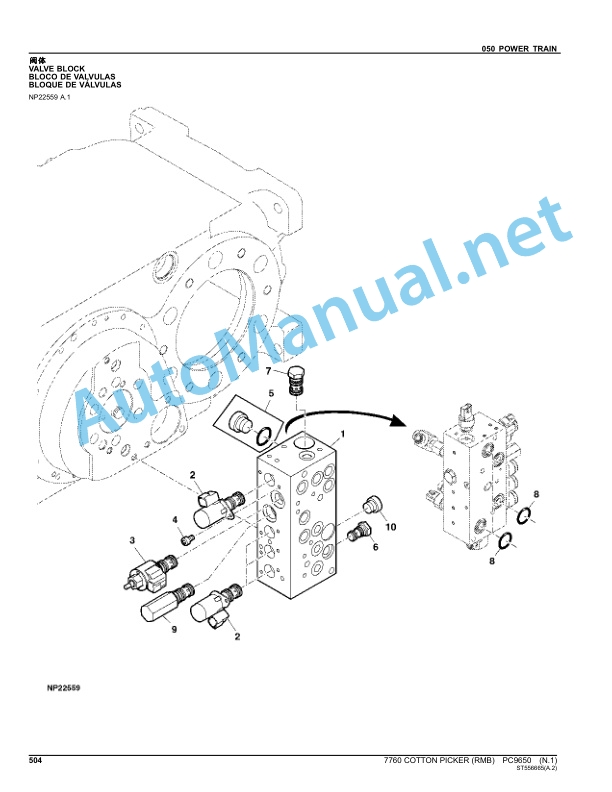 John Deere 7760 Cotton Picker (RMB) Parts Catalog PC9650 Mar-15 3 John Deere 7760 Cotton Picker (RMB) Parts Catalog PC9650 Mar-15 - Image 3