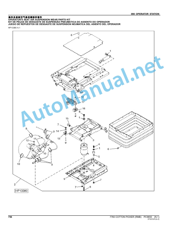 John Deere 7760 Cotton Picker (RMB) Parts Catalog PC9650 Mar-15 4 John Deere 7760 Cotton Picker (RMB) Parts Catalog PC9650 Mar-15 - Image 4
