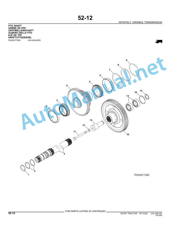 John Deere 8270R Tractor Parts Catalog PC10302 September 2010 4 John Deere 8270R Tractor Parts Catalog PC10302 September 2010 - Image 4