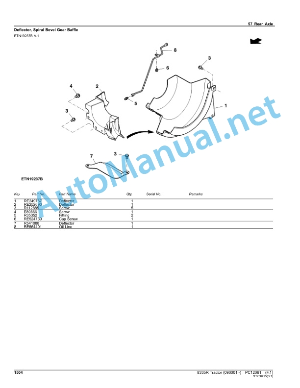 John Deere 8335R Tractor Parts Catalog PC12061 Oct-15 4 John Deere 8335R Tractor Parts Catalog PC12061 Oct-15 - Image 4