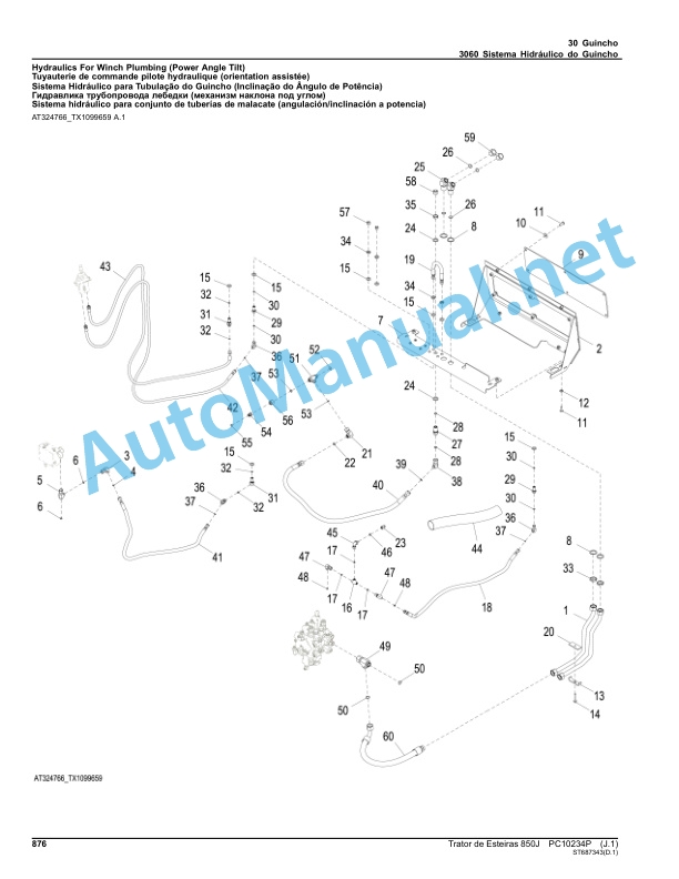 John Deere 850J Crawler Tractor Parts Catalog PC10234P June 2017 Portuguese 5 John Deere 850J Crawler Tractor Parts Catalog PC10234P June 2017 Portuguese - Image 5