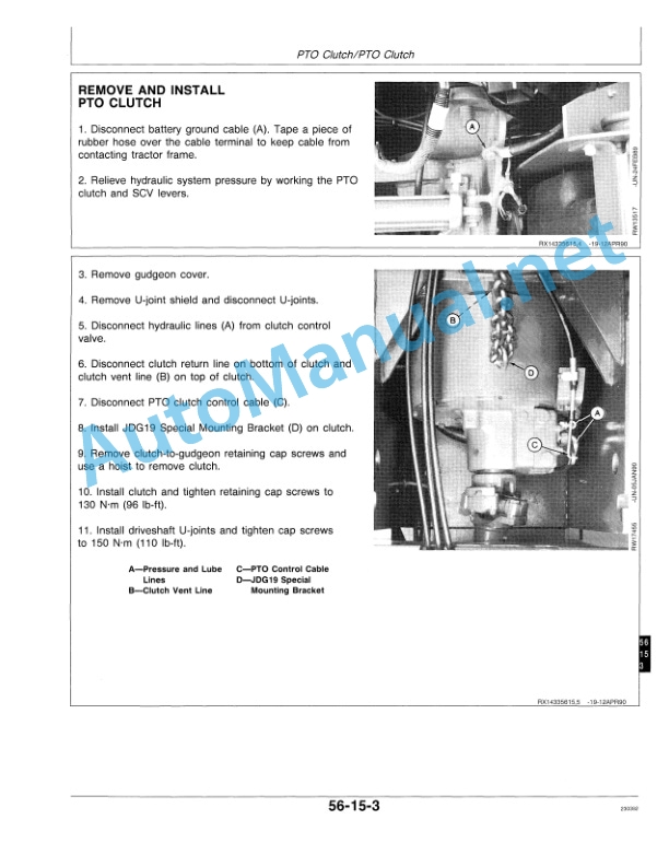 John Deere 8560, 8760, and 8960 Tractors Repair Technical Manual TM1433 21MAR92 4 John Deere 8560, 8760, and 8960 Tractors Repair Technical Manual TM1433 21MAR92-4