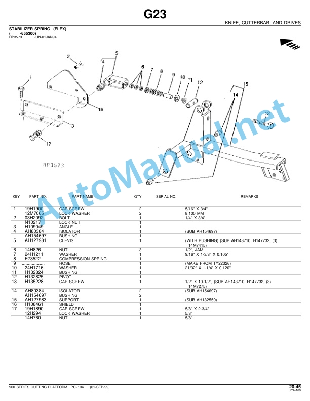 John Deere 900 Series Cutting Platform Parts Catalog PC2104 01 September 1999 4 John Deere 900 Series Cutting Platform Parts Catalog PC2104 01 September 1999 - Image 4