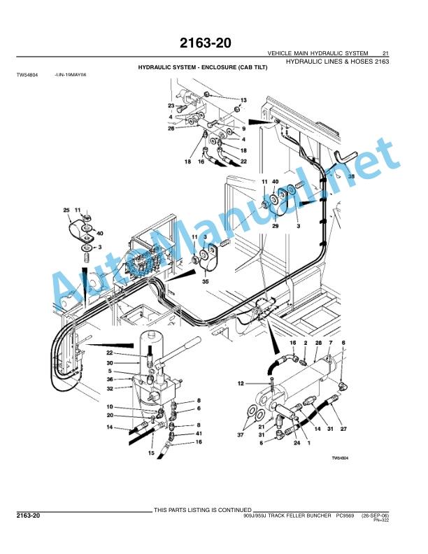 John Deere 909J 959J (Leveler) Track Feller Buncher Parts Catalog PC9569 December 2006 5 John Deere 909J 959J (Leveler) Track Feller Buncher Parts Catalog PC9569 December 2006 - Image 5
