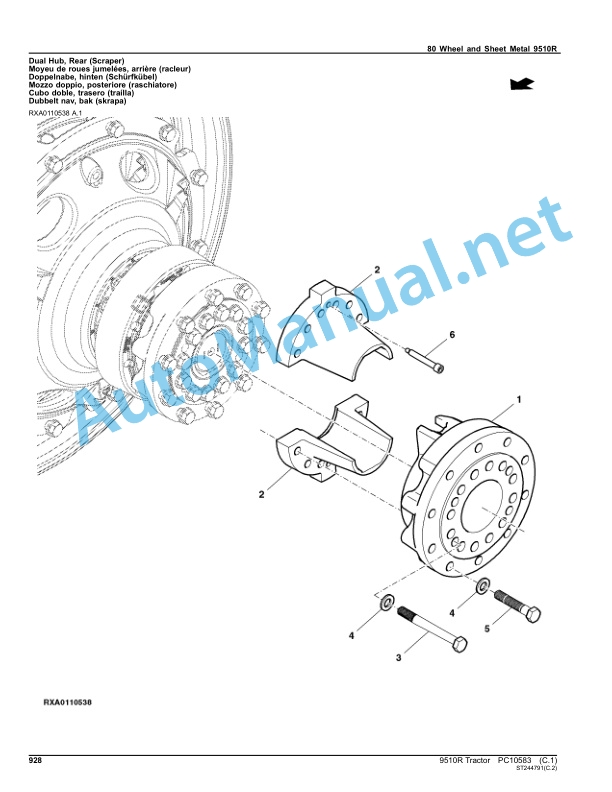 John Deere 9510R Tractor Parts Catalog PC10583 September 2012 5 John Deere 9510R Tractor Parts Catalog PC10583 September 2012 - Image 5