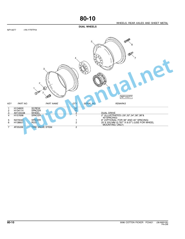 John Deere 9996 Cotton Picker Parts Catalog PC9421 Jun-06 3 John Deere 9996 Cotton Picker Parts Catalog PC9421 Jun-06-3