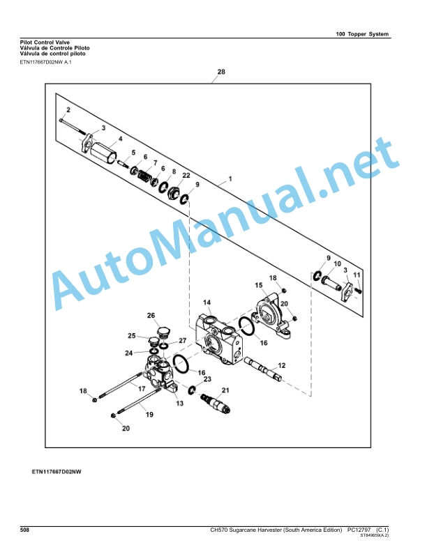 John Deere CH570 Sugarcane Harvester (South America Edition) Parts Catalog PC12797 Feb-16 4 John Deere CH570 Sugarcane Harvester (South America Edition) Parts Catalog PC12797 Feb-16 - Image 4