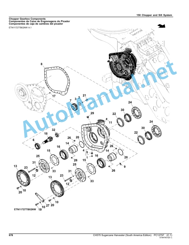 John Deere CH570 Sugarcane Harvester (South America Edition) Parts Catalog PC12797 Feb-16 5 John Deere CH570 Sugarcane Harvester (South America Edition) Parts Catalog PC12797 Feb-16 - Image 5