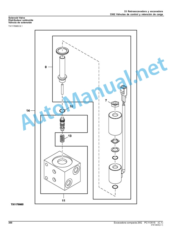 John Deere Compact Excavator 26G Parts Catalog PC113515 April 2016 Spanish 5 John Deere Compact Excavator 26G Parts Catalog PC113515 April 2016 Spanish - Image 5
