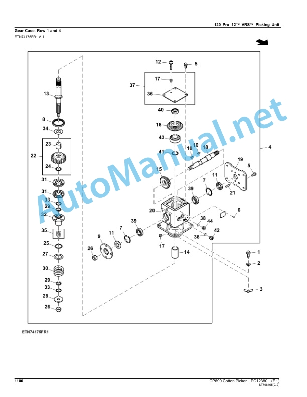 John Deere CP690 Cotton Picker Parts Catalog PC12380 August 2015 5 John Deere CP690 Cotton Picker Parts Catalog PC12380 August 2015 - Image 5