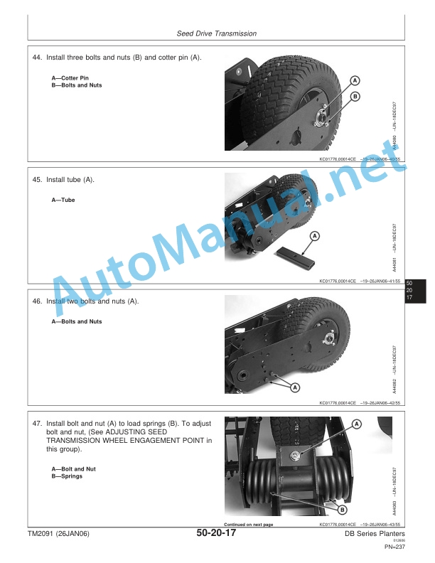 John Deere DB Series Planters Technical Manual TM2091 26JAN06 4 John Deere DB Series Planters Technical Manual TM2091 26JAN06 - Image 4
