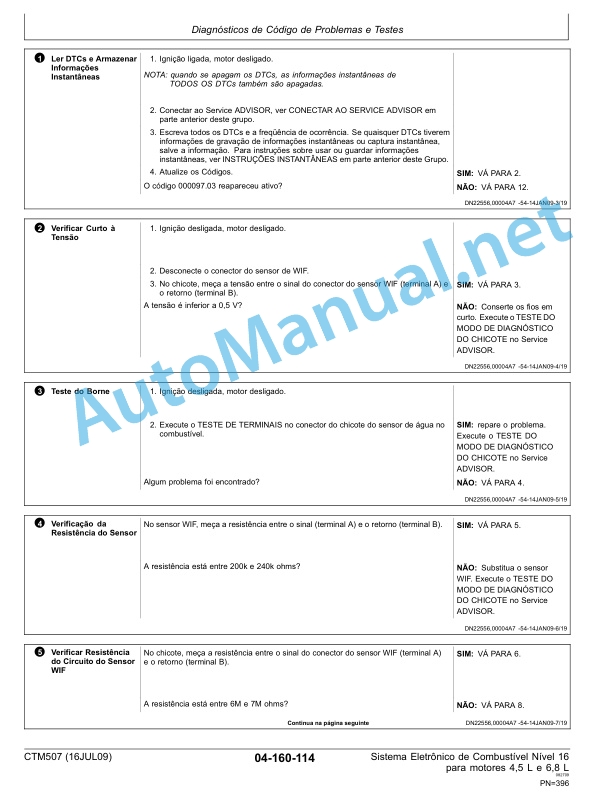John Deere Diesel Engines PowerTech E 4.5 and 6.8 LElectronic Fuel System Level 16 with HPCR Denso Component Technical Manual CTM507 16JUL09 Portuguese 3 John Deere Diesel Engines PowerTech E 4.5 and 6.8 LElectronic Fuel System Level 16 with HPCR Denso Component Technical Manual CTM507 16JUL09 Portuguese - Image 3