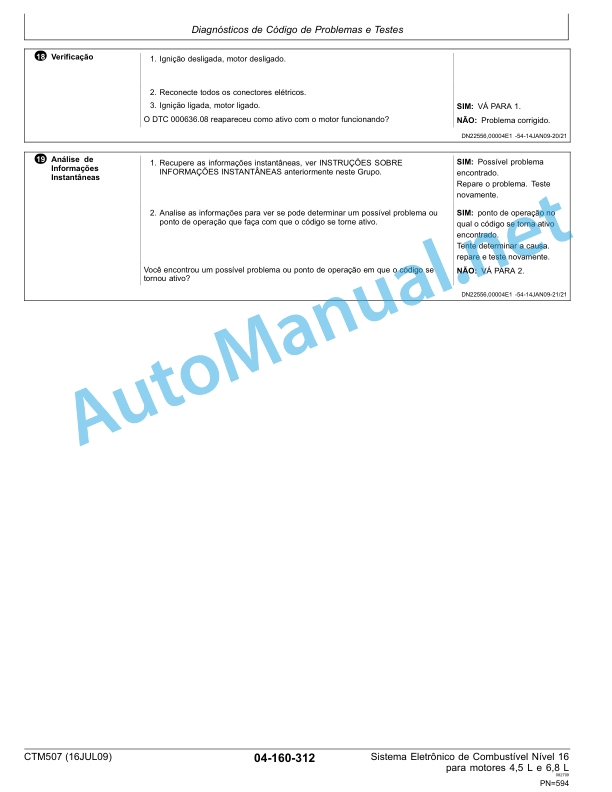 John Deere Diesel Engines PowerTech E 4.5 and 6.8 LElectronic Fuel System Level 16 with HPCR Denso Component Technical Manual CTM507 16JUL09 Portuguese 4 John Deere Diesel Engines PowerTech E 4.5 and 6.8 LElectronic Fuel System Level 16 with HPCR Denso Component Technical Manual CTM507 16JUL09 Portuguese - Image 4