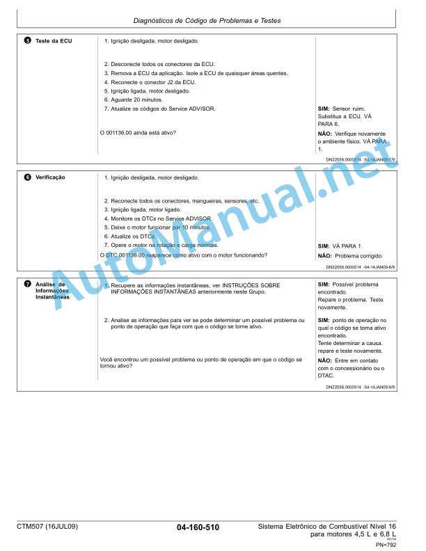John Deere Diesel Engines PowerTech E 4.5 and 6.8 LElectronic Fuel System Level 16 with HPCR Denso Component Technical Manual CTM507 16JUL09 Portuguese 5 John Deere Diesel Engines PowerTech E 4.5 and 6.8 LElectronic Fuel System Level 16 with HPCR Denso Component Technical Manual CTM507 16JUL09 Portuguese - Image 5