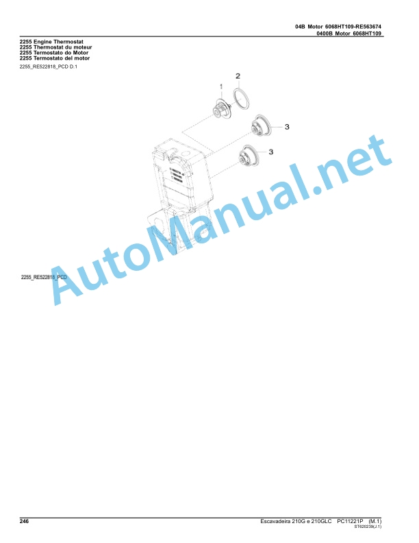 John Deere Excavator 210G and 210GLC Parts Catalog PC11221P May-18 Portuguese 2 John Deere Excavator 210G and 210GLC Parts Catalog PC11221P May-18 Portuguese-2