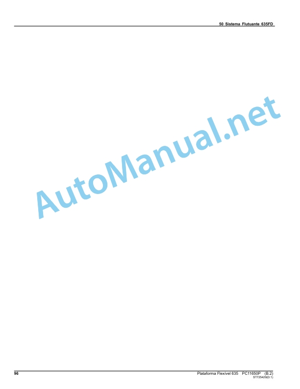 John Deere Flexible Platform 635 Parts Catalog PC11650P December 2013 Portuguese 4 John Deere Flexible Platform 635 Parts Catalog PC11650P December 2013 Portuguese - Image 4
