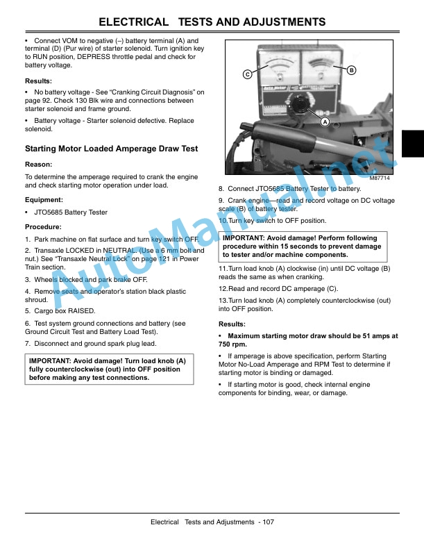 John Deere Gator Utility Vehicles Turf Gator Technical Manual TM1686 November 2003 4 John Deere Gator Utility Vehicles Turf Gator Technical Manual TM1686 November 2003 - Image 4