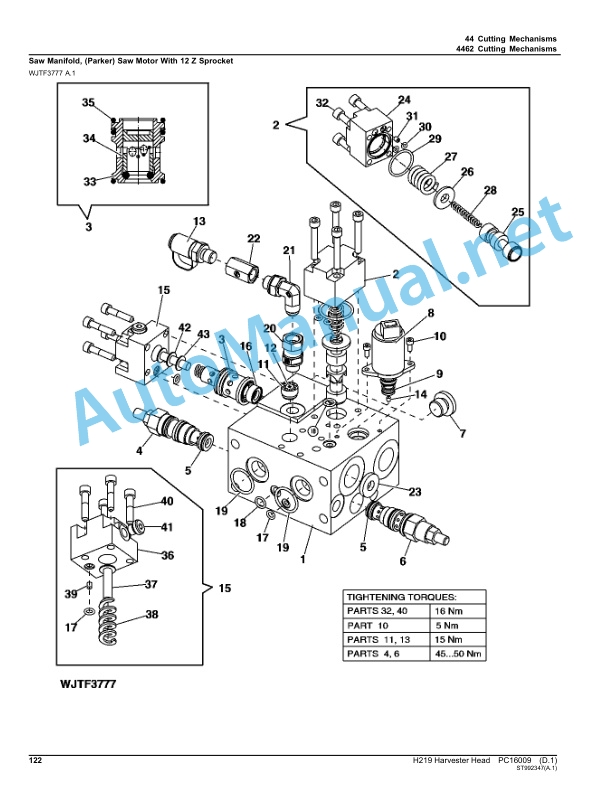 John Deere H219 Harvester Head Parts Catalog PC16009 Feb-22 4 John Deere H219 Harvester Head Parts Catalog PC16009 Feb-22-4