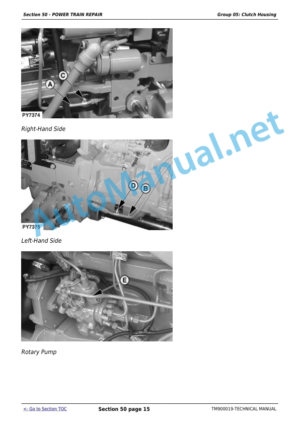 Alternative view of John Deere Models 5303, 5103, 5203, 5204, 5403 Technical Manual TM900019 September 2013