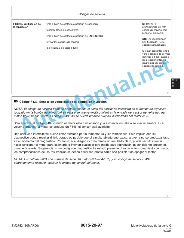 John Deere Motor Graders 670C, 670CH, 672CH, 770C, 770CH, 772CH Operation and Tests Technical Manual TM2752 30MAR00 Spanish 4 John Deere Motor Graders 670C, 670CH, 672CH, 770C, 770CH, 772CH Operation and Tests Technical Manual TM2752 30MAR00 Spanish - Image 4