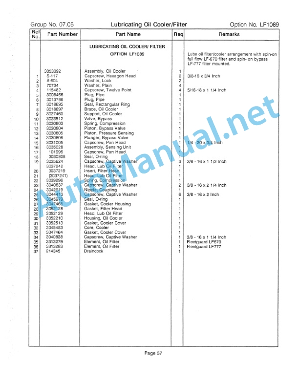 John Deere NT855 Engine Parts Catalog PC2282 01MAR90 4 John Deere NT855 Engine Parts Catalog PC2282 01MAR90-4