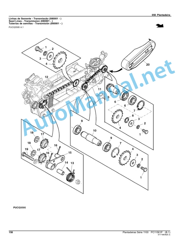 John Deere Plantadeiras Serie 1100, Plantadeiras 1111 Parts Catalog PC11561P fev-14 (February 2014) Portuguese 4 John Deere Plantadeiras Serie 1100, Plantadeiras 1111 Parts Catalog PC11561P fev-14 (February 2014) Portuguese - Image 4