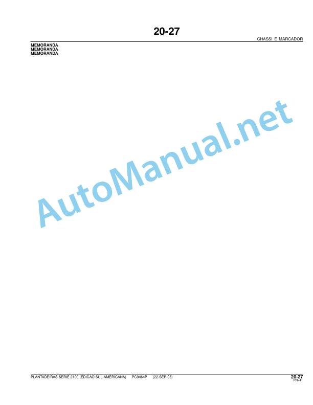 John Deere Plantadeiras Serie 2100 Vacumeter e Radialmeter Parts Catalog PC9464P 22-SET-08 Portuguese 2 John Deere Plantadeiras Serie 2100 Vacumeter e Radialmeter Parts Catalog PC9464P 22-SET-08 Portuguese - Image 2